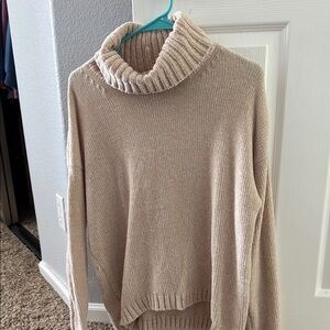 Cozy Cream Turtleneck Sweater